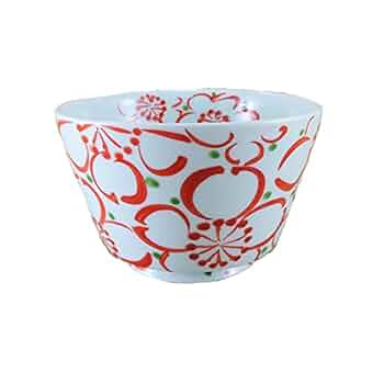 no.101 有田焼 和食器 どんぶり鉢2セット Amazon | 丼（どんぶり） 有田焼 波佐見焼 大輪花丼（赤） 軽量